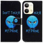 For OPPO Reno9 Pro Coloured Drawing Flip Leather Phone Case(Anger)