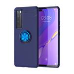 For Huawei Nova 7 Pro Lenuo Shockproof TPU Protective Case with Invisible Holder(Blue)