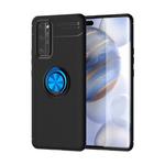 For Huawei Honor 30 Pro Lenuo Shockproof TPU Protective Case with Invisible Holder(Black Blue)