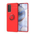 For Huawei Honor 30 Pro Lenuo Shockproof TPU Protective Case with Invisible Holder(Red)