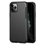 For iPhone 11 Pro Solid Color Four-corner Shockproof TPU + PC Protective Case(Black)