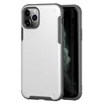 For iPhone 11 Pro Solid Color Four-corner Shockproof TPU + PC Protective Case(White)