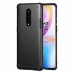 For OnePlus 8 Solid Color Four-corner Shockproof TPU + PC Protective Case(Black)