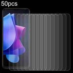 For Tecno Spark 10 50pcs 0.26mm 9H 2.5D Tempered Glass Film