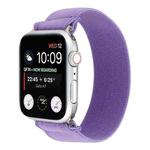 Elastic Nylon Braid Watch Band For Apple Watch Ultra 49mm / Series 8&7 45mm / SE 2&6&SE&5&4 44mm / 3&2&1 42mm(Purple)