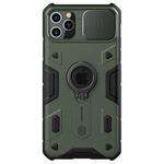 For iPhone 11 Pro Max NILLKIN Shockproof CamShield Armor Protective Case with Invisible Ring Holder(Green)