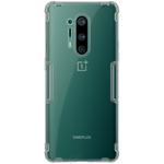 For OnePlus 8 Pro NILLKIN Nature TPU Transparent Soft Protective Case(Grey)