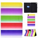 For Huawei MatePad SE Colored Drawing Horizontal Flip Tablet Leather Case(Rainbow)