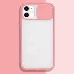 For iPhone 11 Sliding Camera Cover Design TPU Protective Case(Pink)