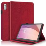 For Lenovo Tab M9 Life Tree Embossed Flip Leather Tablet Case(Red)