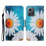 For Xiaomi Redmi Note 12 4G Global Colored Drawing Pattern Flip Leather Phone Case(Chrysanthemum)