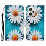 For Xiaomi Redmi Note 12 Pro 5G/Poco X5 Pro Colored Drawing Pattern Flip Leather Phone Case(Daisy)