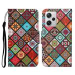 For Xiaomi Redmi Note 12 Pro 5G/Poco X5 Pro Colored Drawing Pattern Flip Leather Phone Case(Ethnic Style)