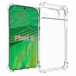 For Google Pixel 8 Shockproof Non-slip Thickening TPU Phone Case(Transparent)