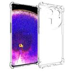 For OPPO Find X6 Shockproof Non-slip Thickening TPU Phone Case(Transparent)