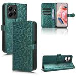 For Xiaomi Redmi Note 12 4G Global Honeycomb Dot Texture Leather Phone Case(Green)