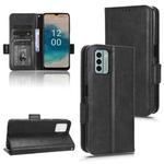 For Nokia G22 4G Symmetrical Triangle Leather Phone Case(Black)