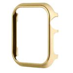 For Apple Watch Series 8&7 45mm Mirror Hollow Watch Protective Case(Gold)