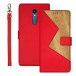 For Sharp Rouvo V idewei Two-color Splicing Leather Phone Case(Red)