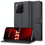 For Xiaomi 13T Pro 5G LC.IMEEKE Calf Texture Leather Phone Case(Black)