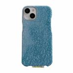For iPhone 14 Plus Gradient Denim Texture Phone Case(Blue)