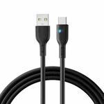 JOYROOM S-UC027A13 3A USB to USB-C / Type-C Fast Charging Data Cable, Length:2m(Black)