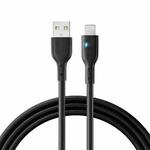 JOYROOM S-UL012A13 2.4A USB to 8 Pin Fast Charging Data Cable, Length:2m(Black)