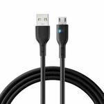 JOYROOM S-UM018A13 2.4A USB to Micro USB Fast Charging Data Cable, Length:1.2m(Black)