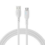 JOYROOM S-UM018A13 2.4A USB to Micro USB Fast Charging Data Cable, Length:1.2m(White)