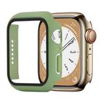 Shockproof PC+Tempered Glass Watch Protective Case For Apple Watch Series 8&7 41mm(Mint Green)