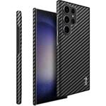 For Samsung Galaxy S23 Ultra 5G imak Ruiyi Series Carbon Fiber PU + PC Phone Case(Black)