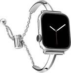 Stainless Steel Bracelet Watch Band For Apple Watch Ultra 49mm&Watch Ultra 2 49mm / Series 9&8&7 45mm / SE 3&SE 2&6&SE&5&4 44mm / 3&2&1 42mm(Silver)