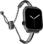 Stainless Steel Bracelet Watch Band For Apple Watch Series 9&8&7 41mm / SE 3&SE 2&6&SE&5&4 40mm / 3&2&1 38mm(Black)