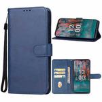 For Nokia C12 / C12 Plus / C12 Pro Leather Phone Case(Blue)