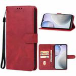 For vivo Y11 2023 / Y02 4G / Y02A  Leather Phone Case(Red)