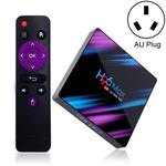 H96 Max-3318 4K Ultra HD Android TV Box with Remote Controller, Android 10.0, RK3318 Quad-Core 64bit Cortex-A53, 2GB+16GB, Support TF Card / USBx2 / AV / Ethernet, Plug Specification:AU Plug