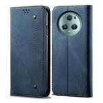For Honor Magic5 Pro Denim Texture Leather Phone Case(Blue)