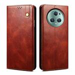 For Honor Magic5 Oil Wax Crazy Horse Texture Leather Phone Case(Brown)