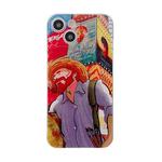 For iPhone XS Max Oil Painting Van Gogh TPU Phone Case