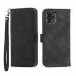 For Motorola Moto G Power 2023 Dierfeng Dream Line TPU + PU Leather Phone Case(Black)