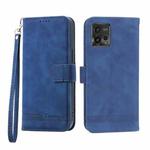 For Motorola Moto G Power 2023 Dierfeng Dream Line TPU + PU Leather Phone Case(Blue)