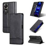 For Honor Play 60 AZNS Magnetic Calf Texture Flip Leather Phone Case(Black)