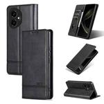 For Honor 400 Global 156.5mm AZNS Magnetic Calf Texture Flip Leather Phone Case(Black)