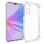 For OPPO A58 / A58X / A78 Shockproof Non-slip Thickening TPU Phone Case(Transparent)