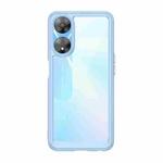 For OPPO A58 Colorful Series Acrylic + TPU Phone Case(Blue)