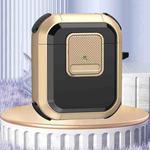 For AirPods 2 / 1 Wireless Earphones Protective Case(Gold)