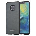 For Huawei Mate 20 Pro SULADA Shockproof TPU + Handmade Leather Protective Case(Green)