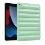 For iPad 10.2 2021 / 2020 / 2019 Eiderdown Cushion Shockproof Tablet Case(Green)