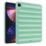 For iPad Pro 12.9 2022 / 2021 Eiderdown Cushion Shockproof Tablet Case(Green)