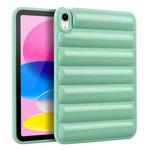 For iPad 10th Gen 10.9 2022 Eiderdown Cushion Shockproof Tablet Case(Green)